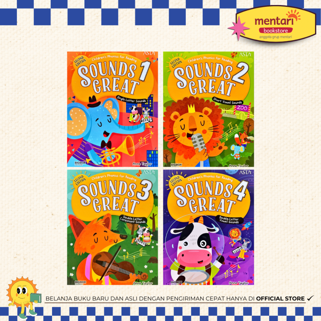 ASTA Sounds Great 2nd Edition | Buku Bahasa Inggris | Buku TK