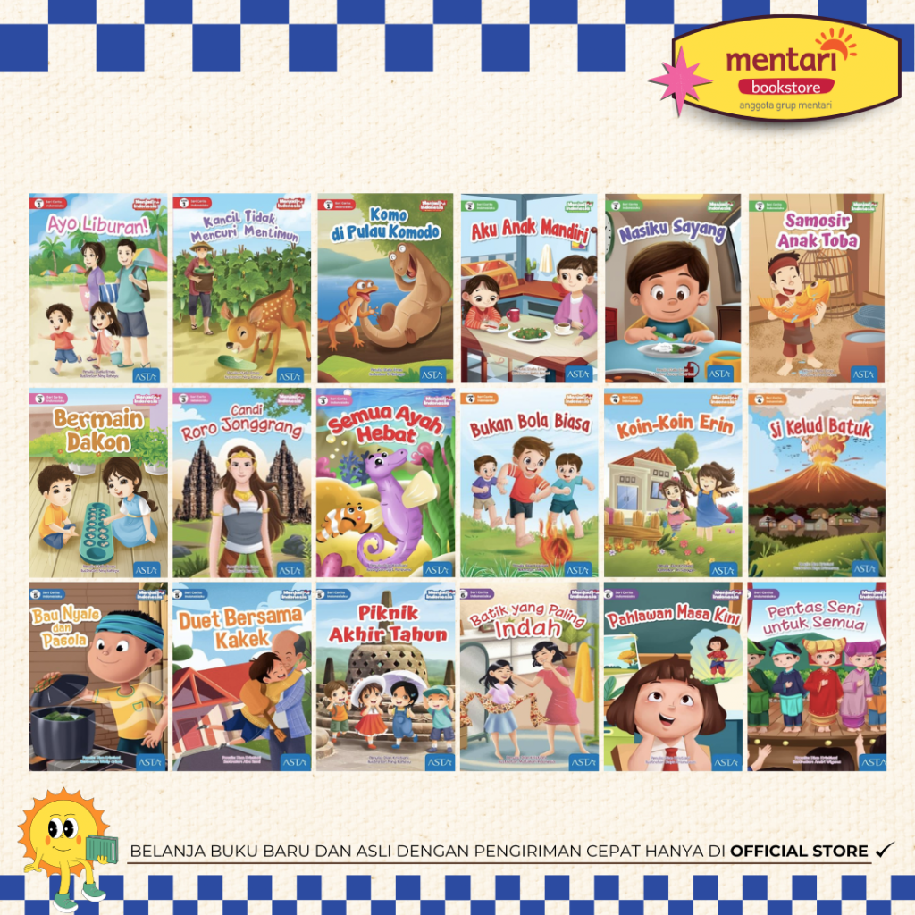 ASTA Seri Cerita Indonesiaku | Buku Buku Cerita Bahasa Indonesia
