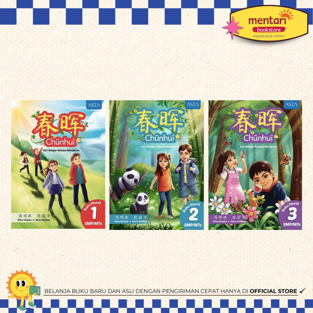 ASTA Chun Hui Seri Belajar Bahasa Mandarin | Buku SMP