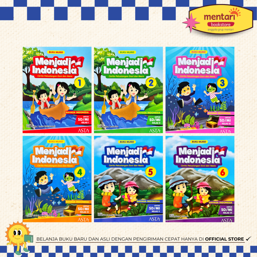 ASTA Menjadi Indonesia | Buku Bahasa Indonesia | Buku SD