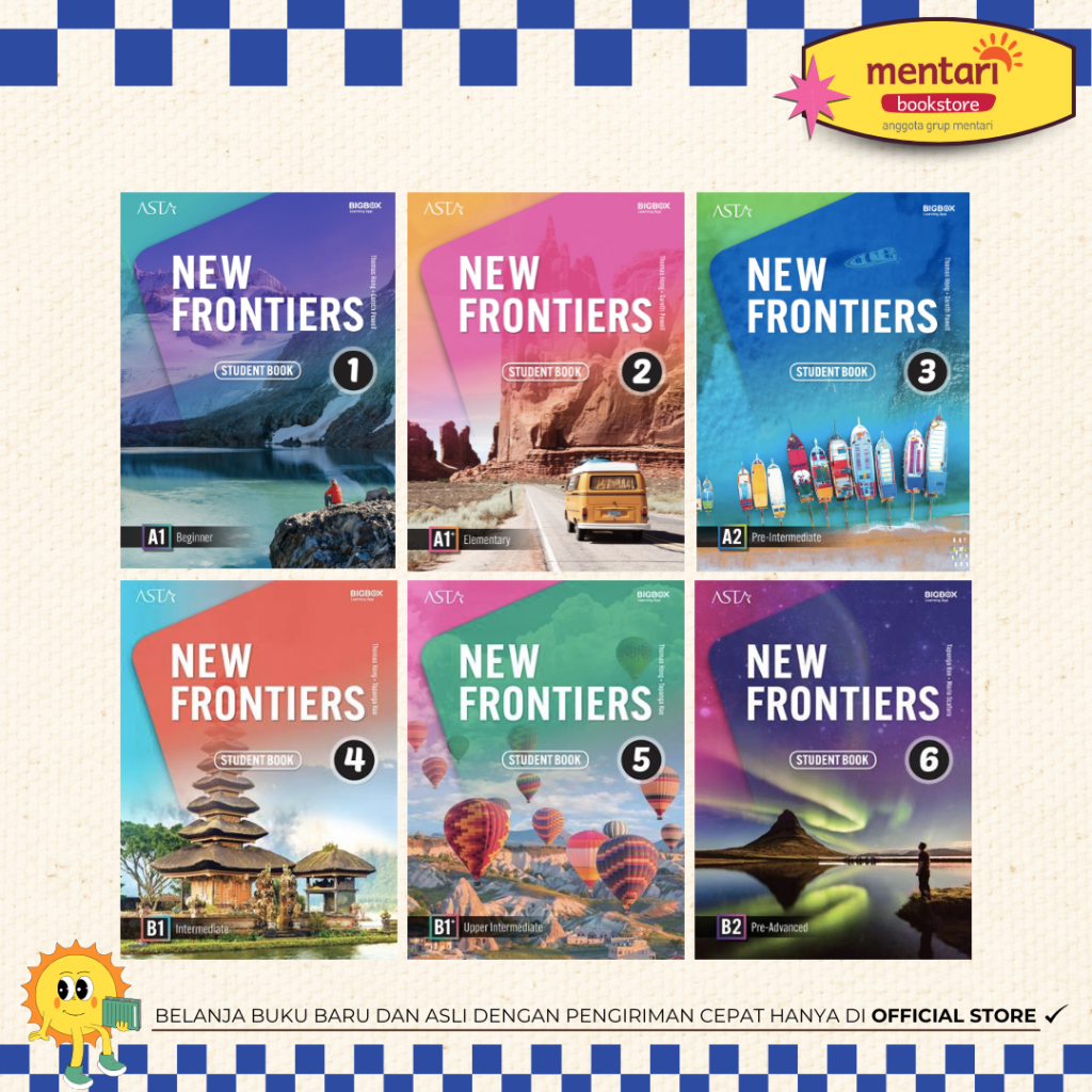 ASTA New Frontiers | Bahasa Inggris | Buku SMP & SMA