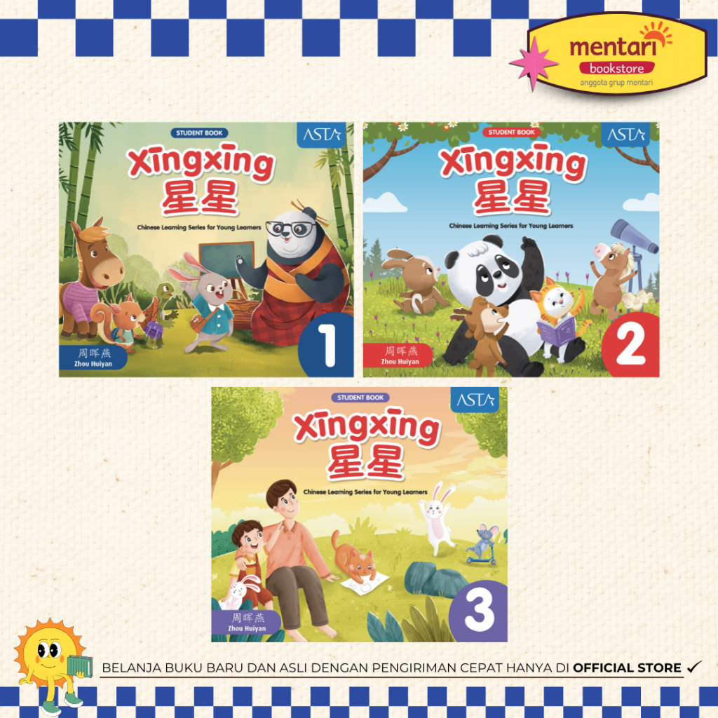 ASTA Xing Xing Chinese Learning Series for Young Learners | Buku TK